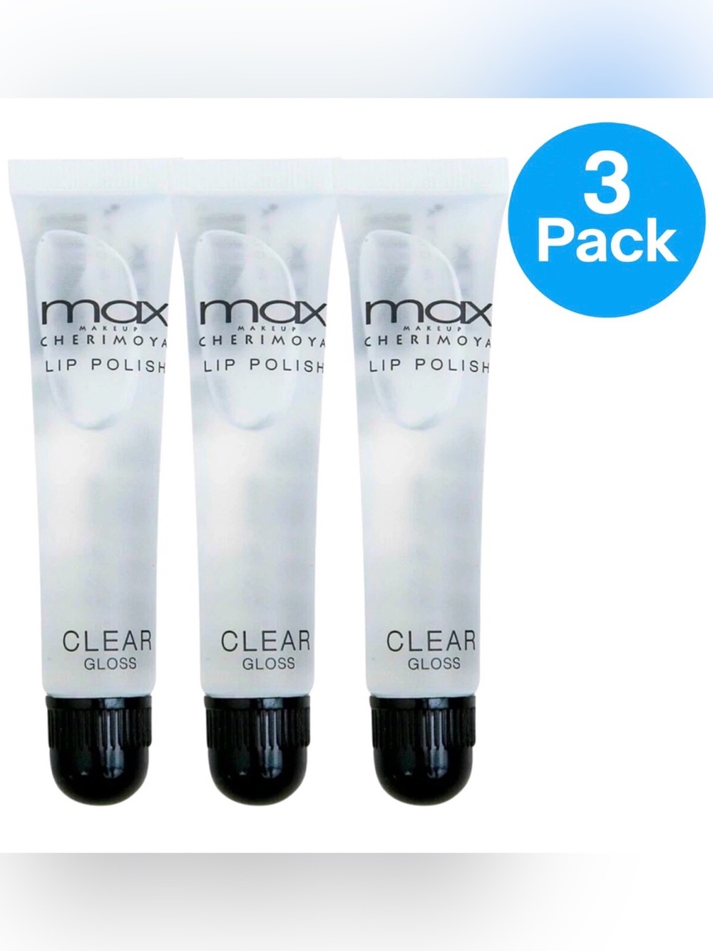 Clear Lip Gloss - Clear (3 Pack)